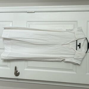 Banana Republic white linen dress